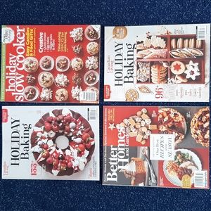 Bundle of Cookbook Magazines...Holiday Baking & Holiday Slow Cooker